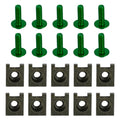 10 Pack M6x20 Fairing Screen Screw Bolt Fastener for Motorcycle