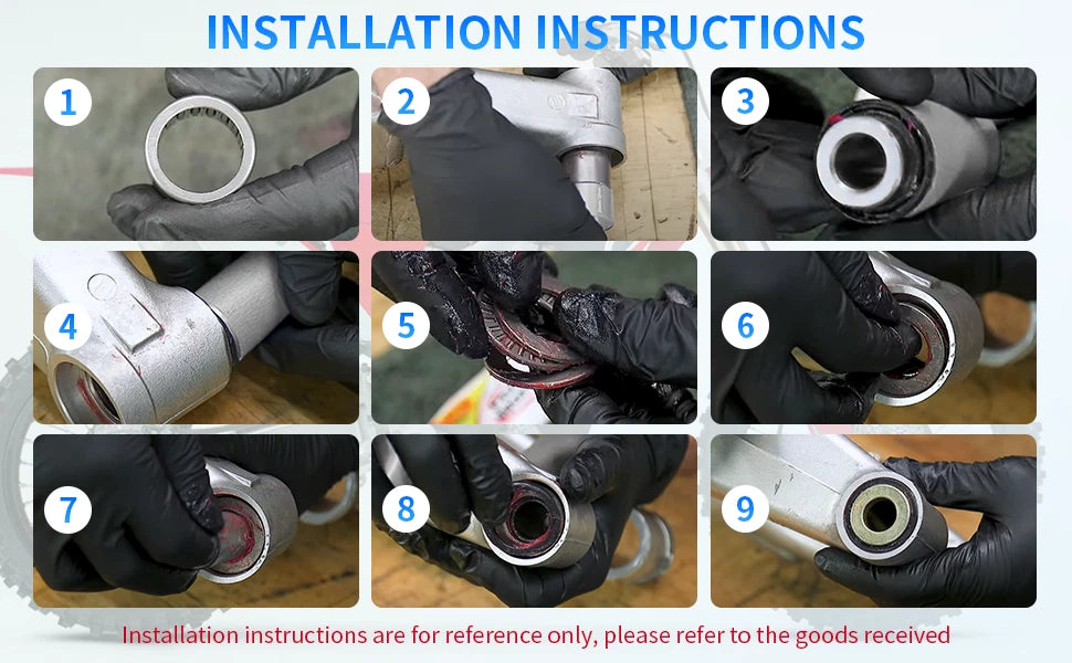 Swing Arm Bearing Seal Rebuild Kit for Honda CRF250R (2004–2009)