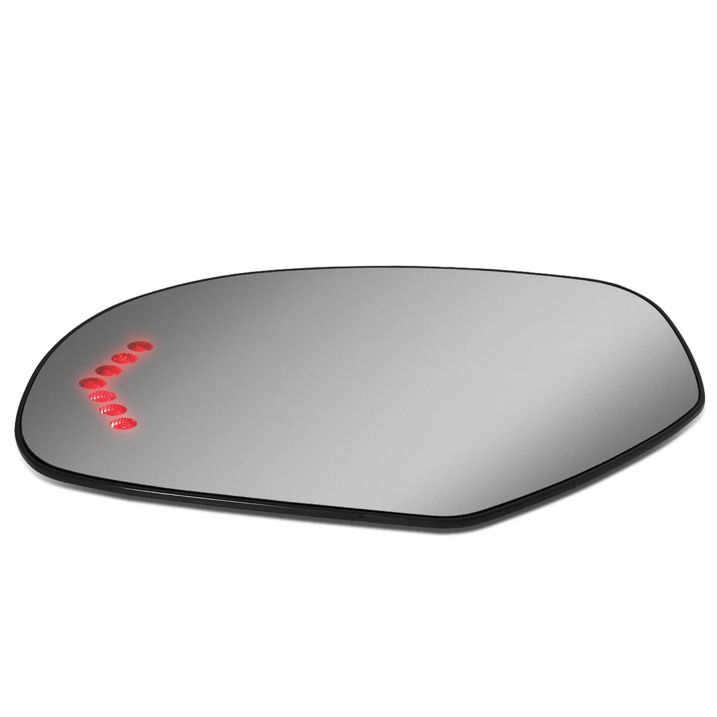 Left Side View Mirror Glass with LED Signal & Heater for Silverado/Sierra (2007–2014)