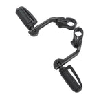 Highway Bar Mount Kit & Footpeg Pegs for Harley (1 1/4'', Matte Black)