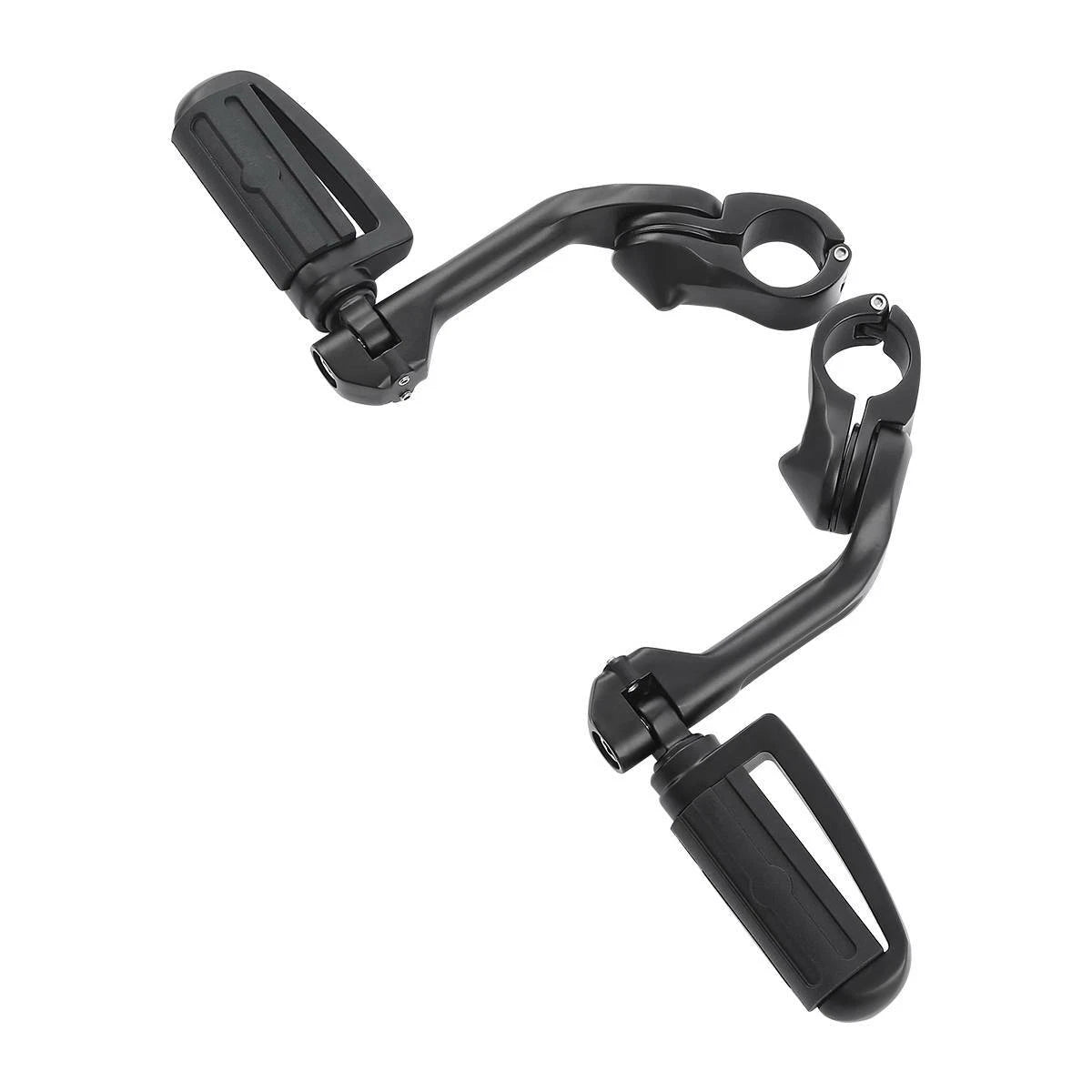 Highway Bar Mount Kit & Footpeg Pegs for Harley (1 1/4'', Matte Black)
