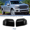 Pair of Mirror Cover Cap for Ford F-150 (2015–2020) FL3Z-17D743-BA Glossy Black