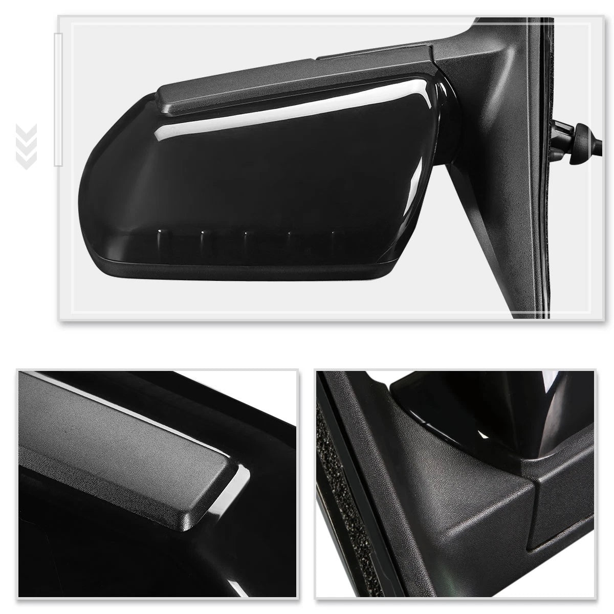 Clear Corner Headlight Lamp Chrome for Silverado 1500 WT/Custom Trail Boss (2019–2024)