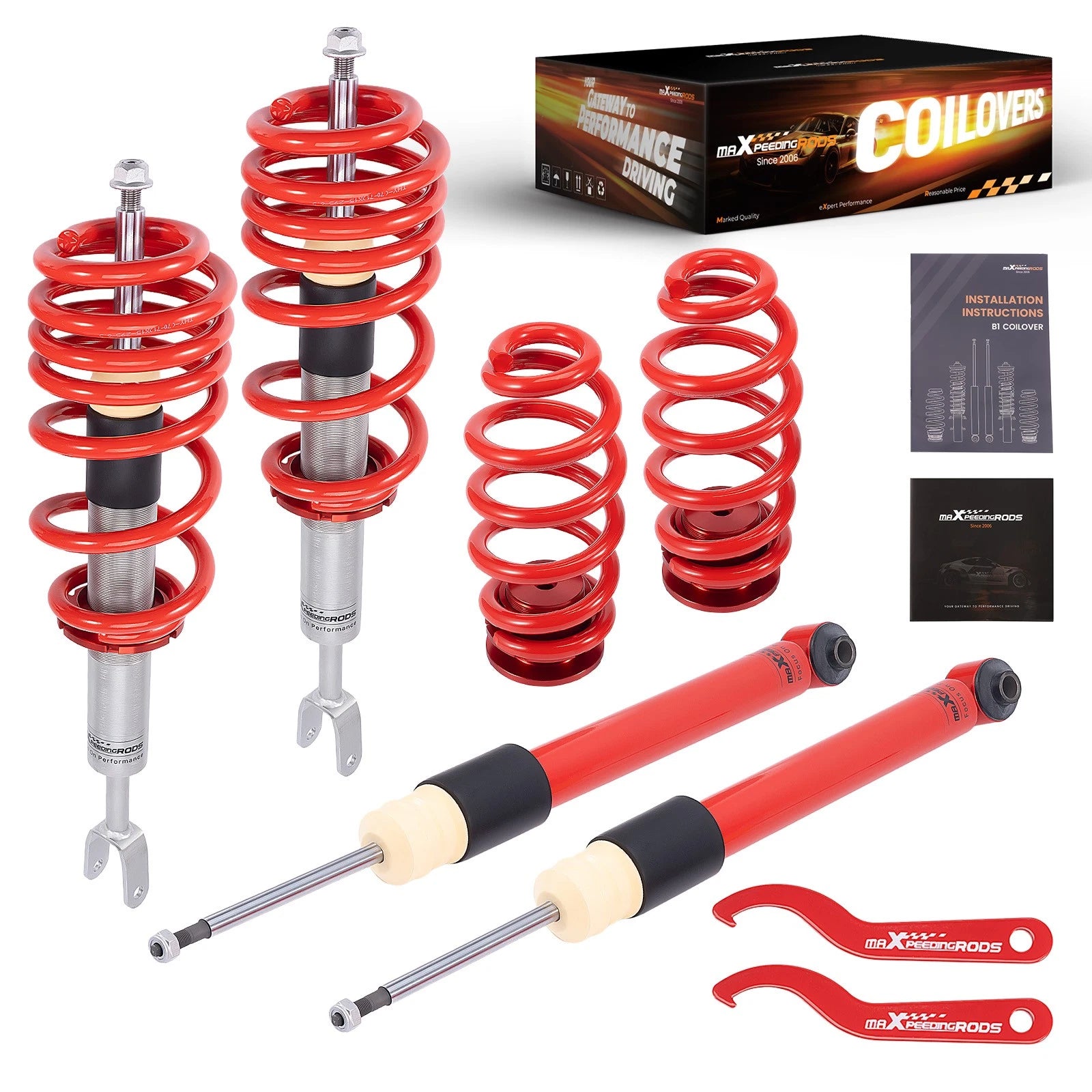 Coilovers for Audi A4 B6 B7 (8E) 2WD / Quattro (2000–2008)