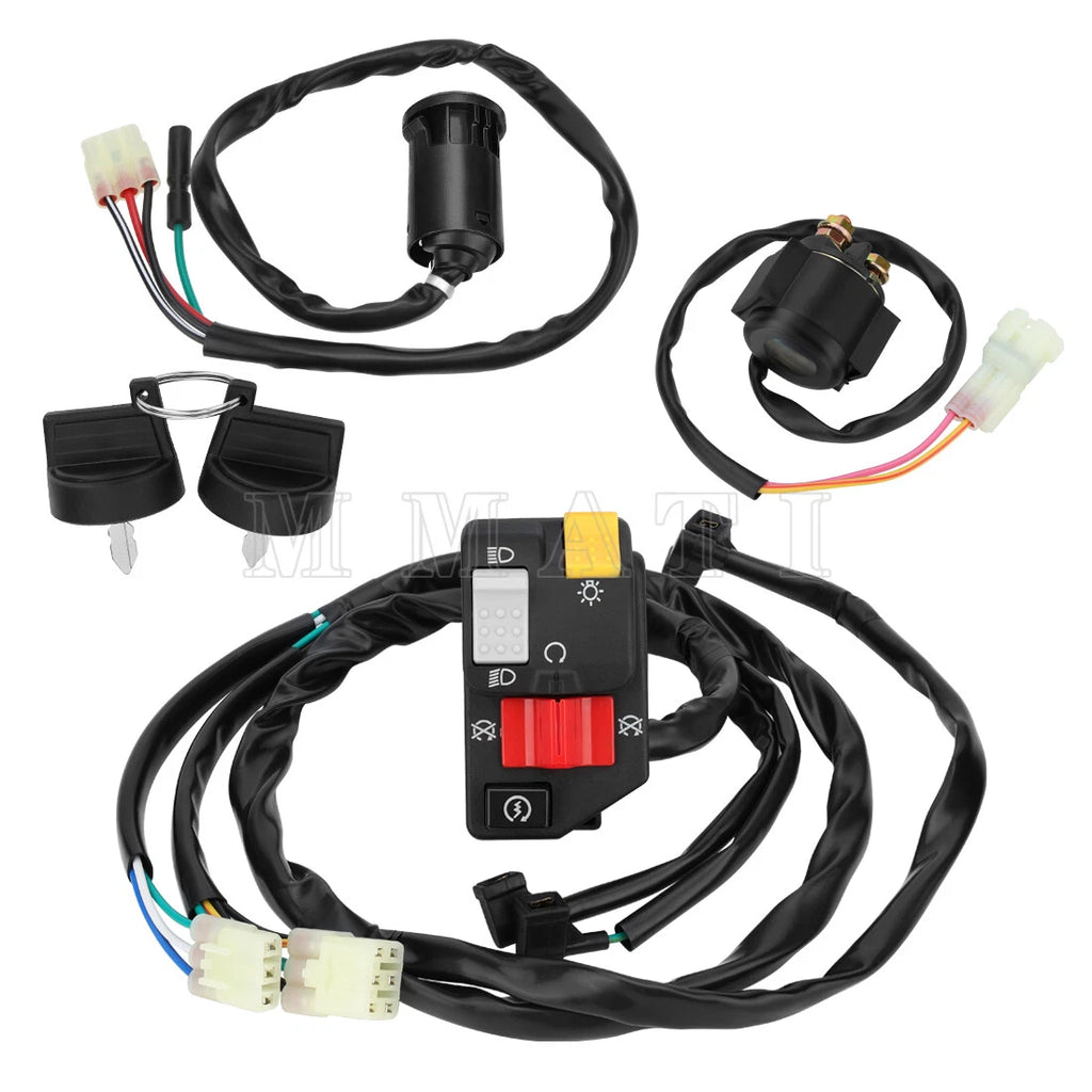 Handlebar Ignition Key Switch w/Relay for Honda TRX250TM Recon 250 (2007–2020)