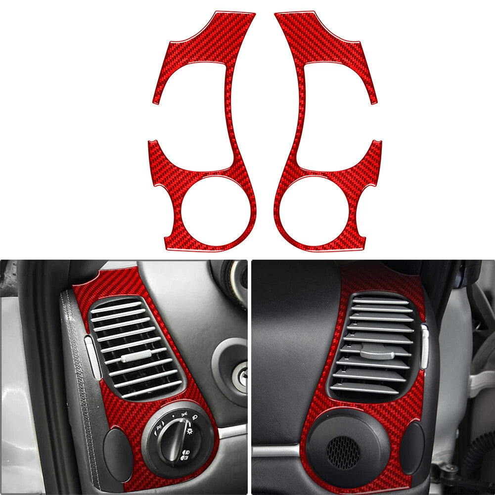 2X Side AC Air Vent Outlet Cover Trim for Porsche Boxster 996 (1998–2004)
