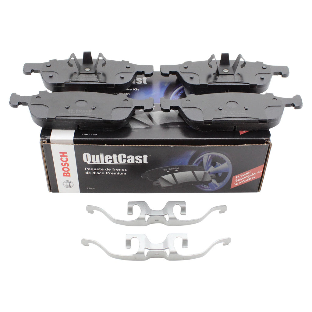 Bosch QuietCast Front Ceramic Slotted Brake Pads for Ford Escape Transit Connect (2013–2021)