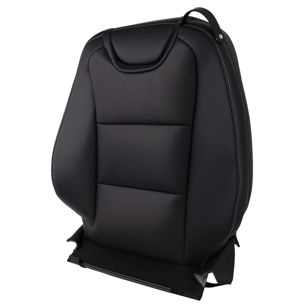 Black Leather Seat Cover for Chevy Camaro Z28/SS/LT/LS (2010–2015)