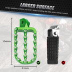 Larger Foot Pegs for Kawasaki KLR650 (1987–2024)