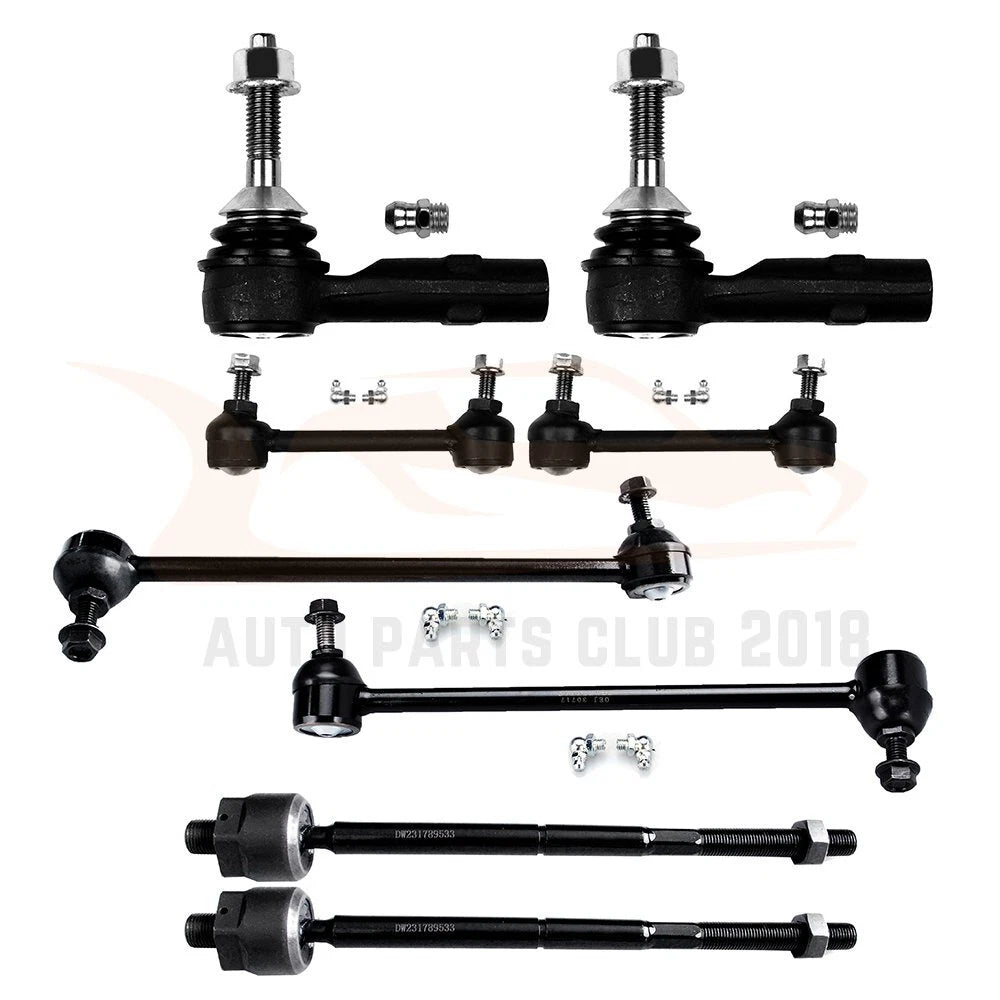 Set of 8 Steering Sway Bars and Tie Rods for Ford Taurus Freestyle 