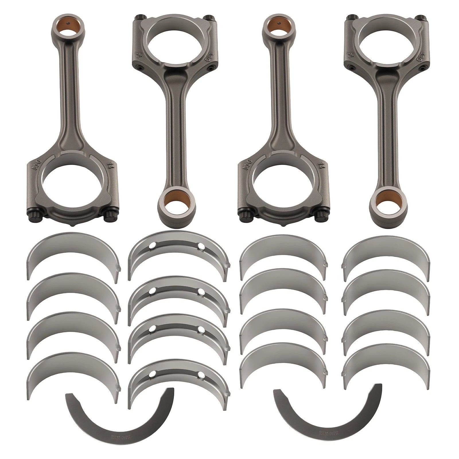 4X Connecting Rod for Hyundai Elantra, Kia Optima, Forte, Soul 2.0L (2011–2016) 23510-2E001