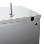 Aluminum Battery Box Relocation Kit for Universal Applications (13.5"W X 9.5"D X 10"H)