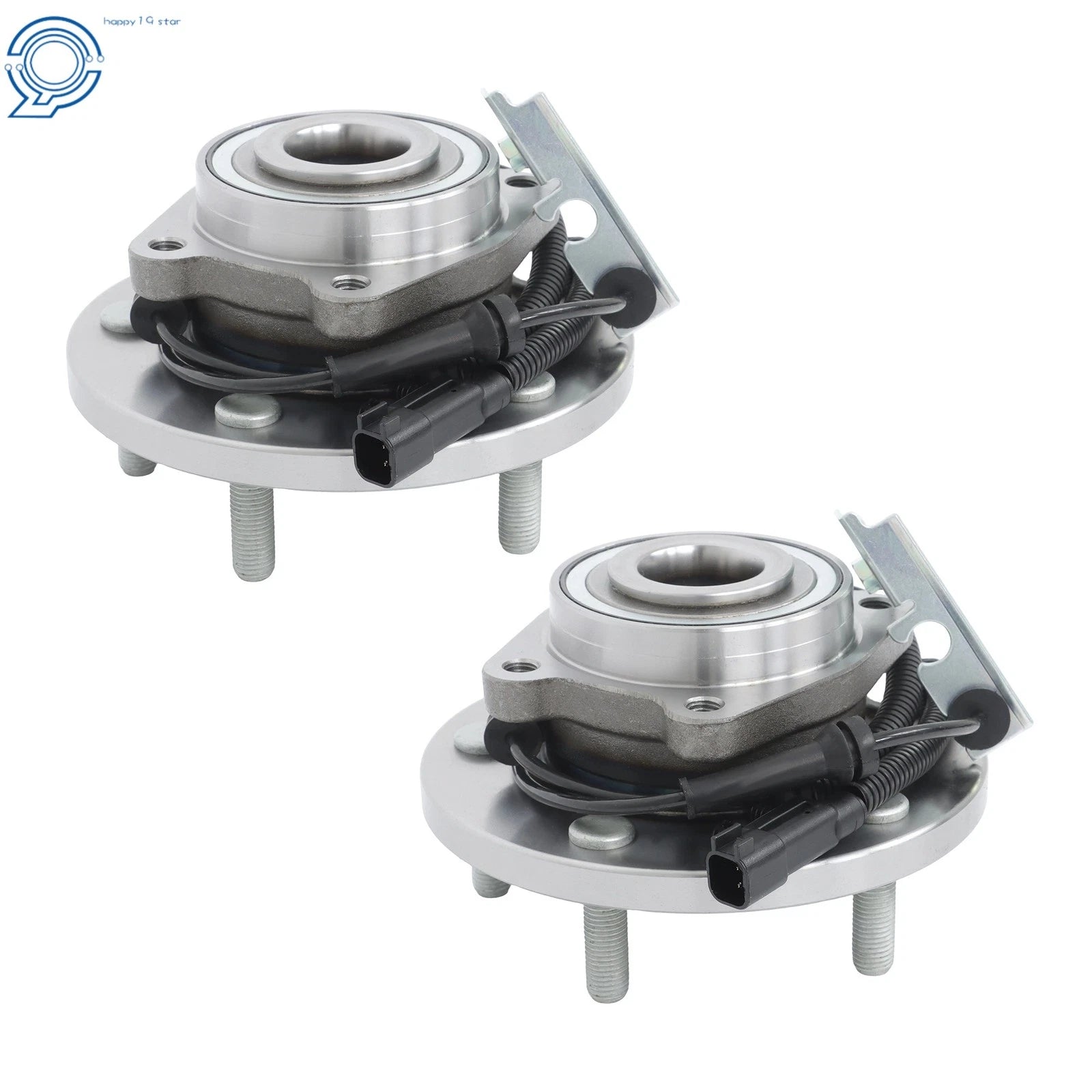 Pair 515136 Front Wheel Bearing and Hub Assembly for Dodge Caravan (2008–2011)