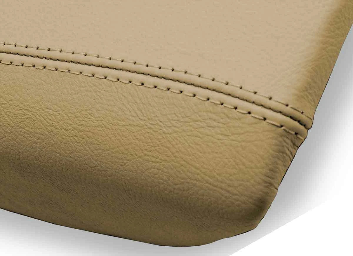 Leather Console Lid Pull Over Armrest Cover for Acura CL (2000–2003) Beige