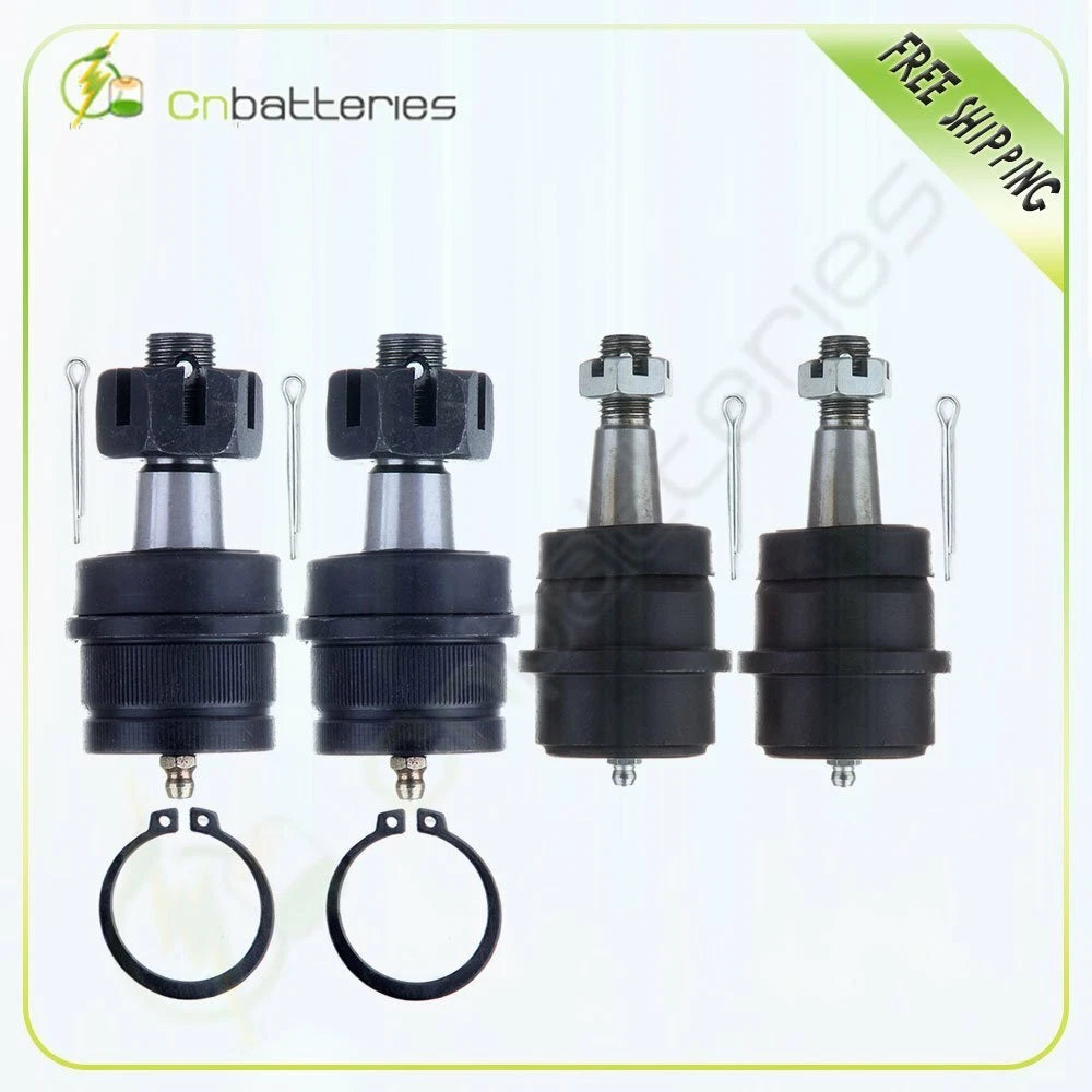 Set of 4 Front Upper & Lower Ball Joints for Jeep Grand Cherokee Wrangler (1997–2006)