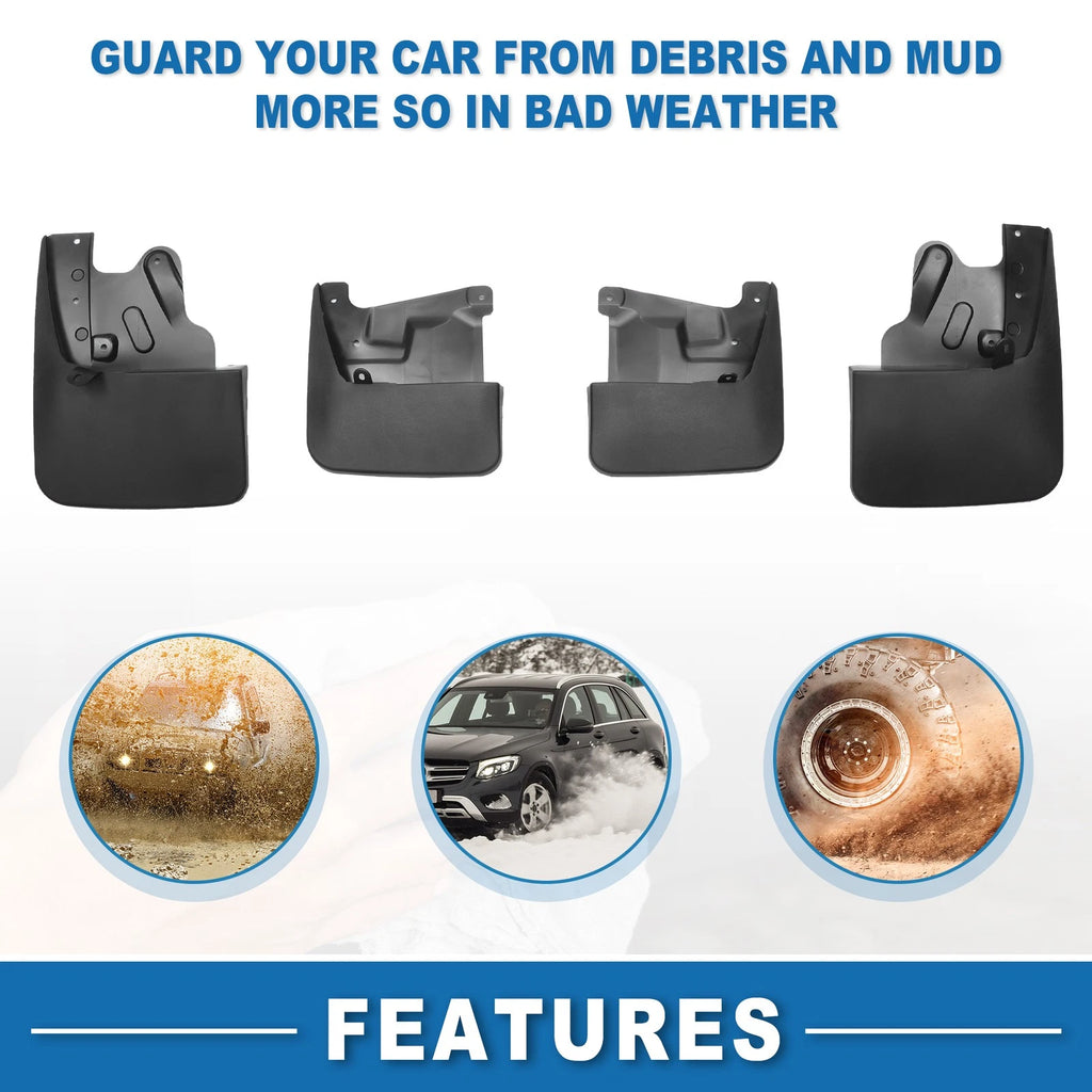 Mud Flap Splash Guard for Toyota Tundra (2022–2024)