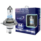 Crystal H4 60/55w Bright Headlight Kit for Navara D21 86-97 2 Lamps Rectangle