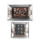 Set of 2 Chrome Power Window Switches for Chevy GMC Pontiac (20061549)