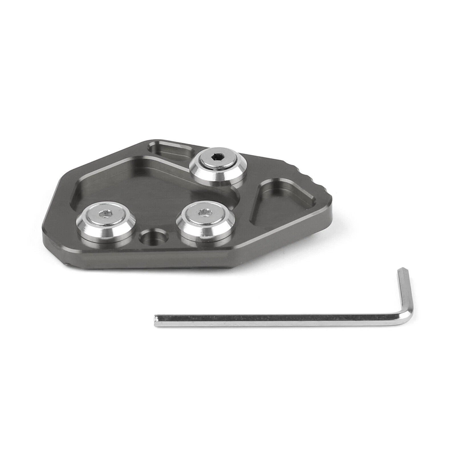 Side Stand Kickstand Plate Pad for BMW K1200S/R (2005–2008), K1400S/R (2009–2014)