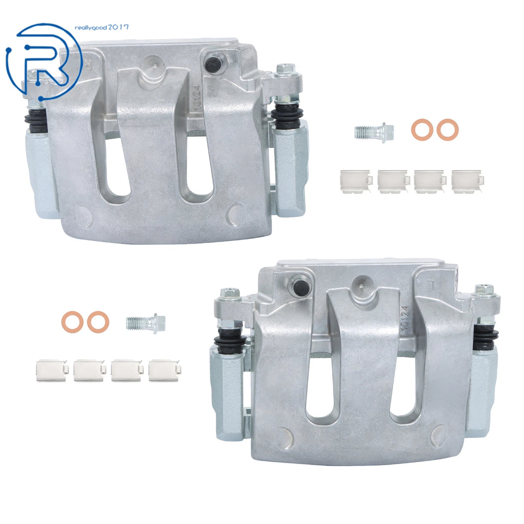 2X Disc Brake Caliper with Bracket for Ford Mustang (2005–2010) Front Left & Right