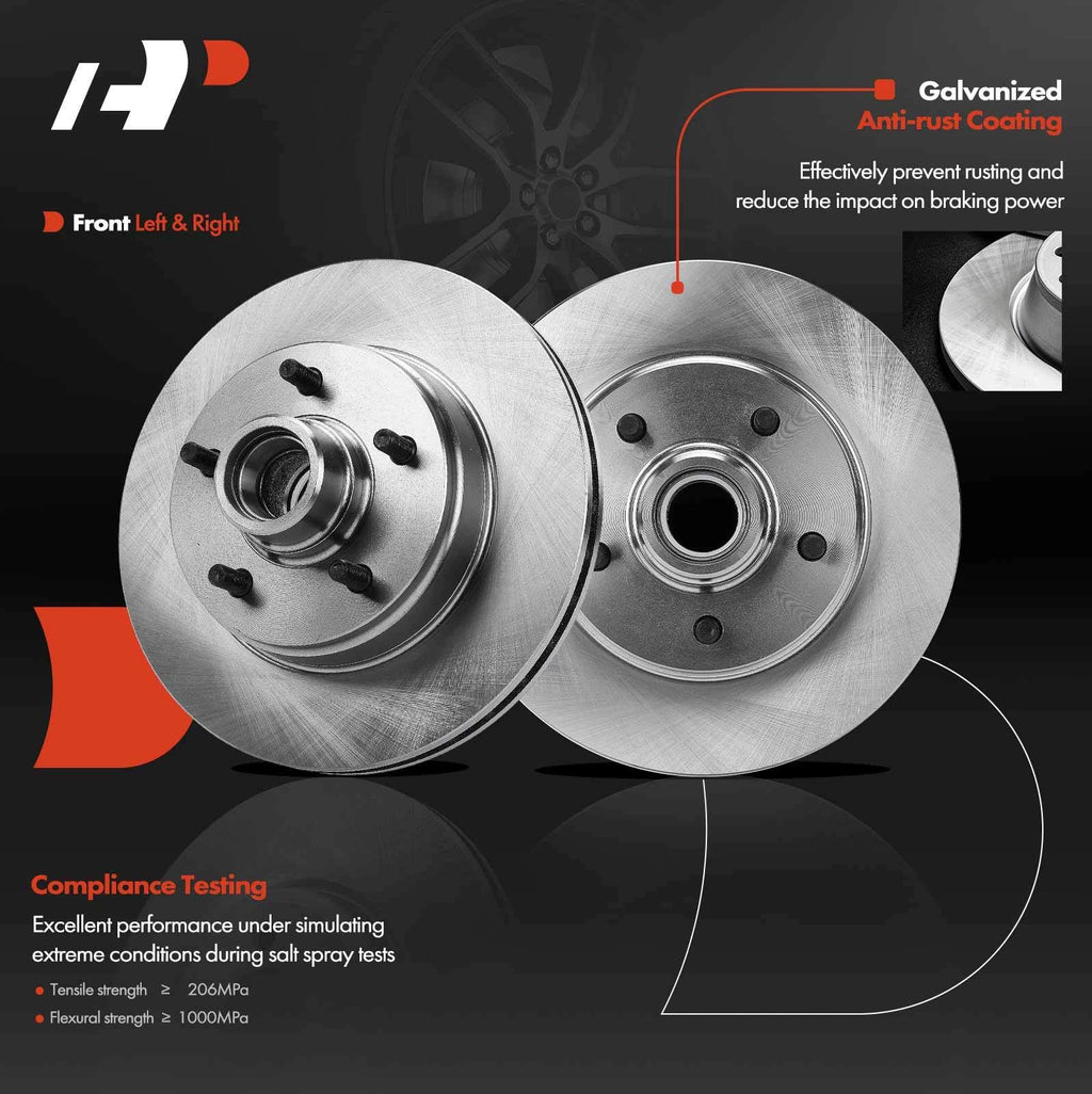 Front Brake Rotor & Ceramic Pads for Chevrolet Astro (1999-2002)