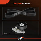 2X Serpentine Belt Drive Component Kit for Chevy Camaro (1995-1997)