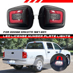 LED License Plate Lights for Dodge Dakota (1997–2011) - Pair, White