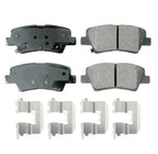 Rear Brake Kit 284mm Rotors Akebono Ceramic Pads for Hyundai Azera Kia Optima (2006–2017)