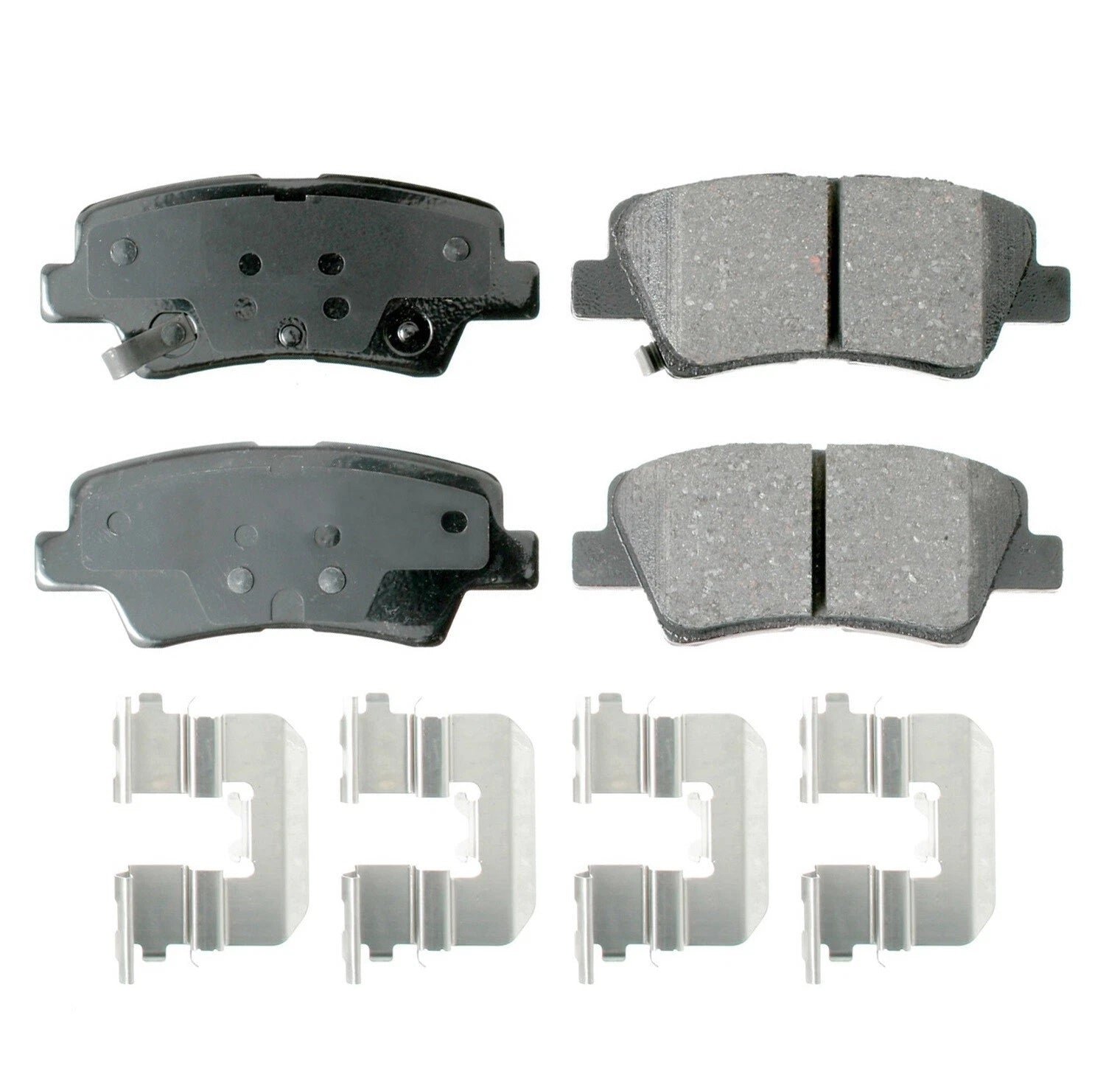 Rear Brake Kit 284mm Rotors Akebono Ceramic Pads for Hyundai Azera Kia Optima (2006–2017)