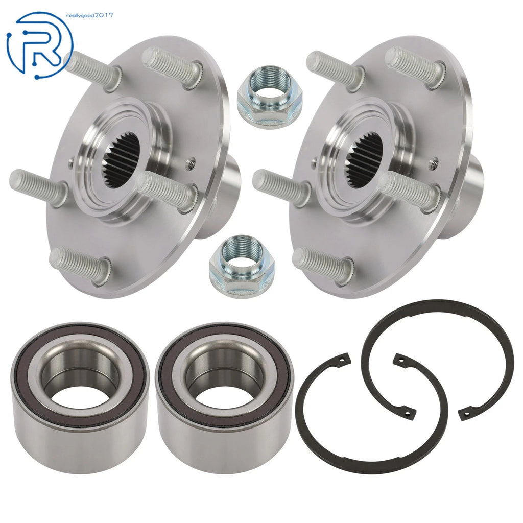 Set of 2 Wheel Hub Bearing Assemblies for Honda Accord (2003–2007)