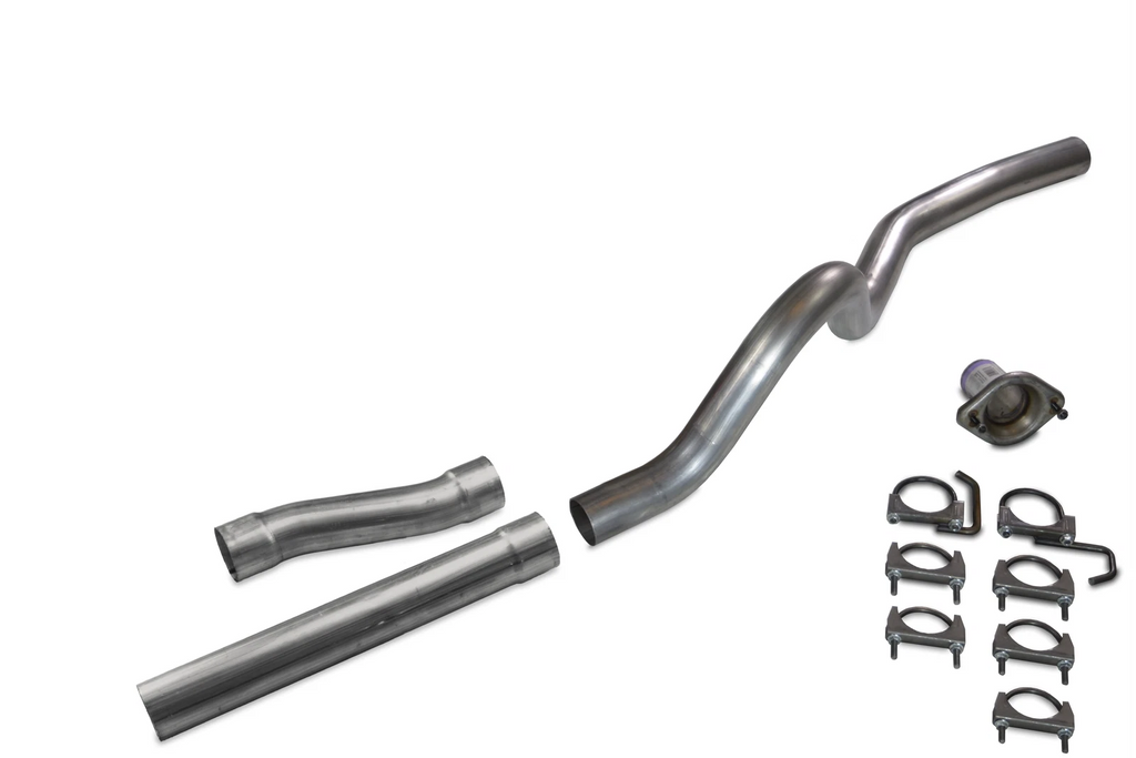 2.5" Aluminized Exhaust Kit for Jeep Wrangler TJ (1997–2000)