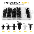 100pcs Retainer Clips for (Universal)