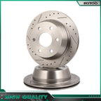 Drilled Slotted Brake Rotors for Chevrolet Astro (2000–2001) GMC Yukon
