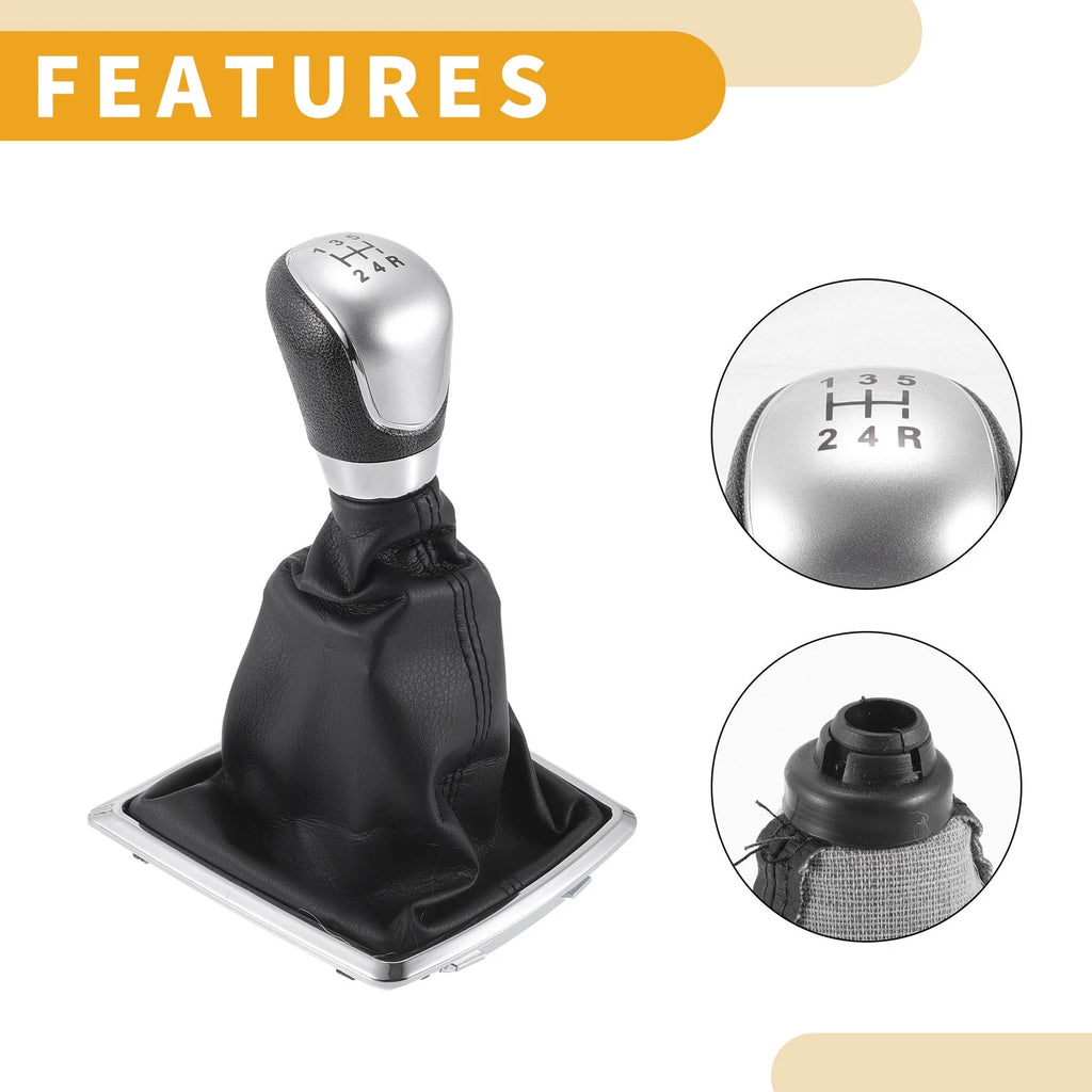 5 Speed Gear Shifter Knob with Cover for Ford MK2 (2005–2008)