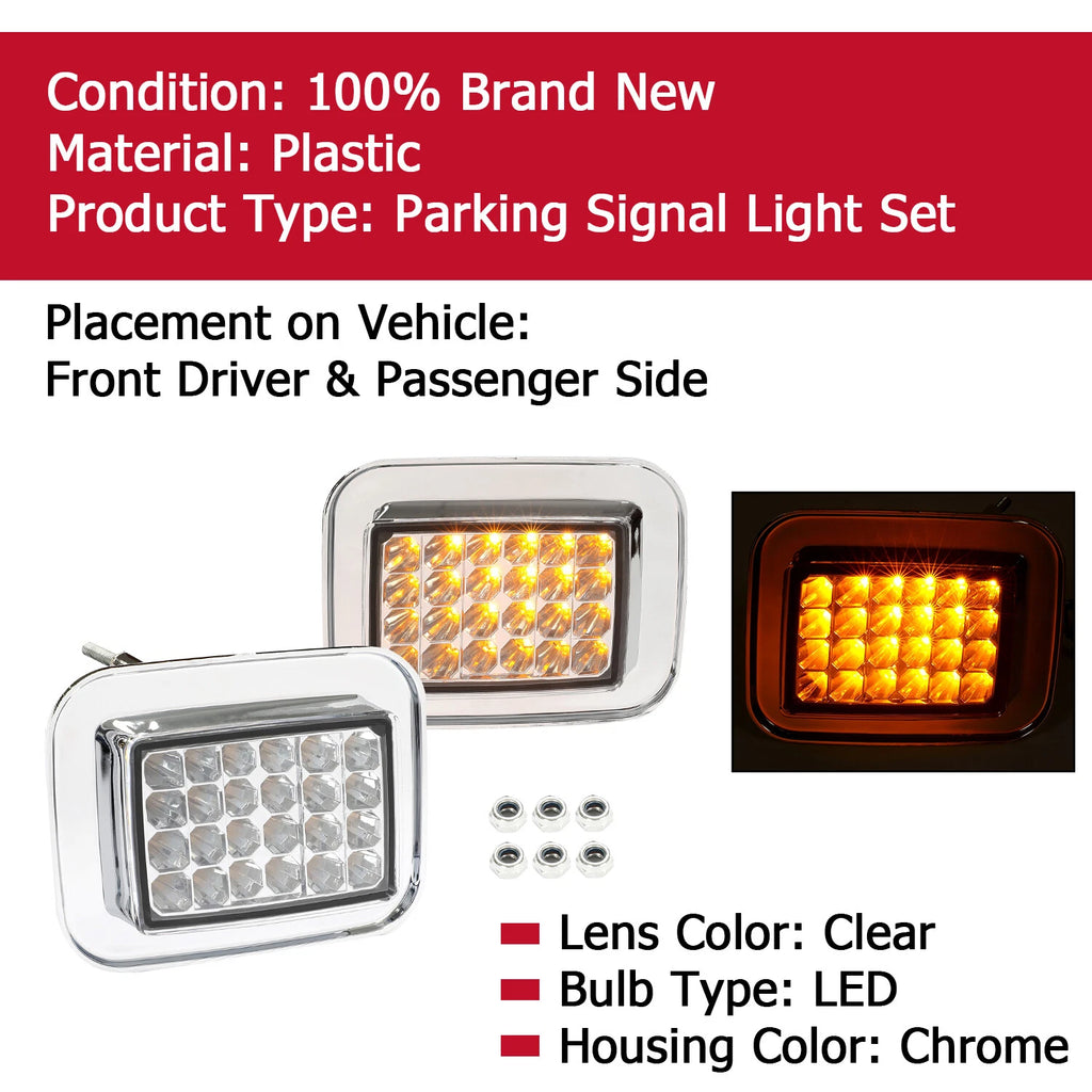 LED Corner Signal Lights for Hummer H2 (2003-2009)