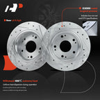 Rear Side Drilled Brake Rotors for Honda Civic (2006–2015) Acura ILX CSX