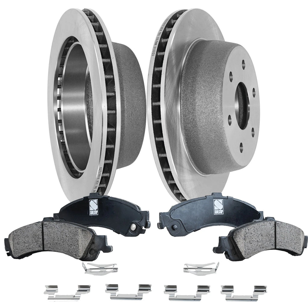 Rear Brake Disc and Pad Kit for Chevrolet Silverado 1500 (2003–2005)