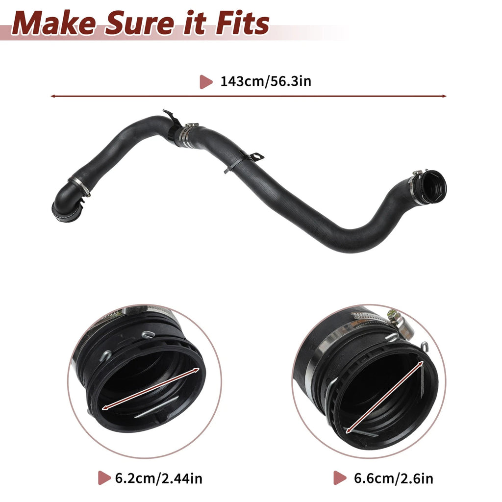 Turbo Intercooler Outlet Hose for Chevrolet Cruze 1.4L (2016–2019) 39201785