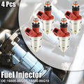 Set of 4 Fuel Injector Nozzles for Nissan Hardbody Pickup (1994) 16600-86G00