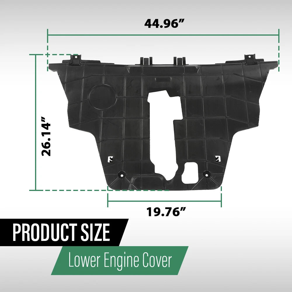 Engine Splash Shield Guard for Jeep Renegade, Fiat 500X (2015–2018)