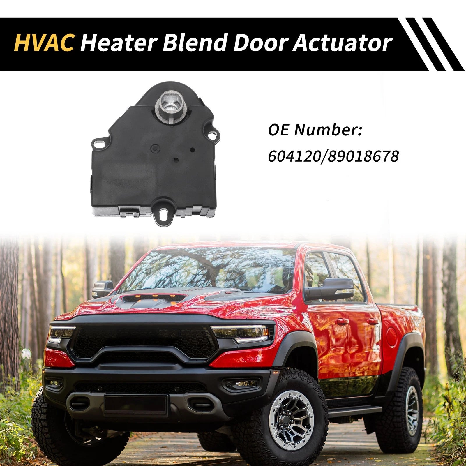 HVAC Air Door Actuator Heater Blend for Buick Rainier (2004–2007) No. 604120/89018678