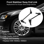 2x Front Sway Bar Links for Chrysler 300 Dodge Challenger Charger (2005–2019)