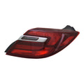 Replacement Passenger Side Outer Tail Light Assembly w/Chrome