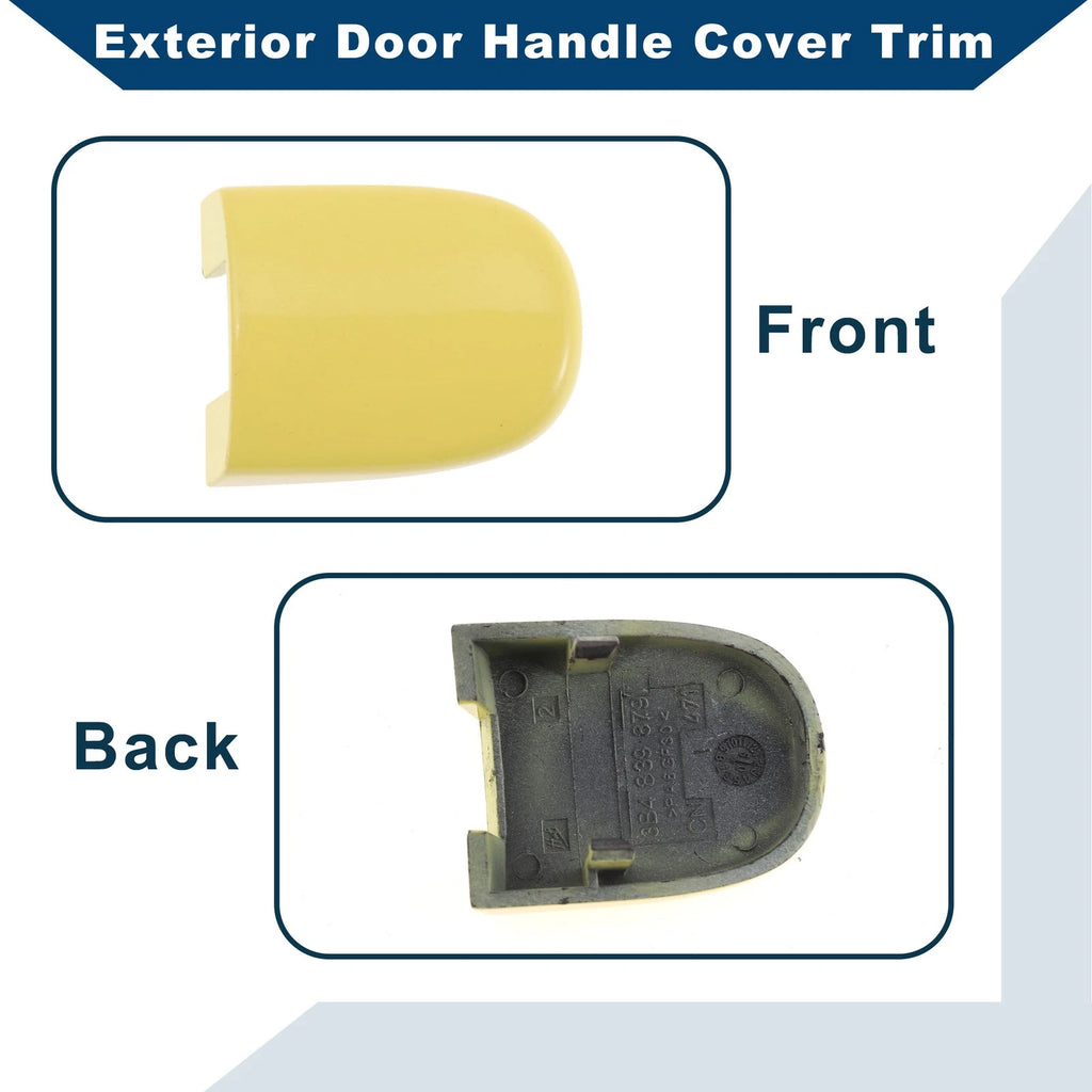 Exterior Door Handle Cover Trim for VW Golf (1999–2006) & Audi TT (1998–2006) Yellow