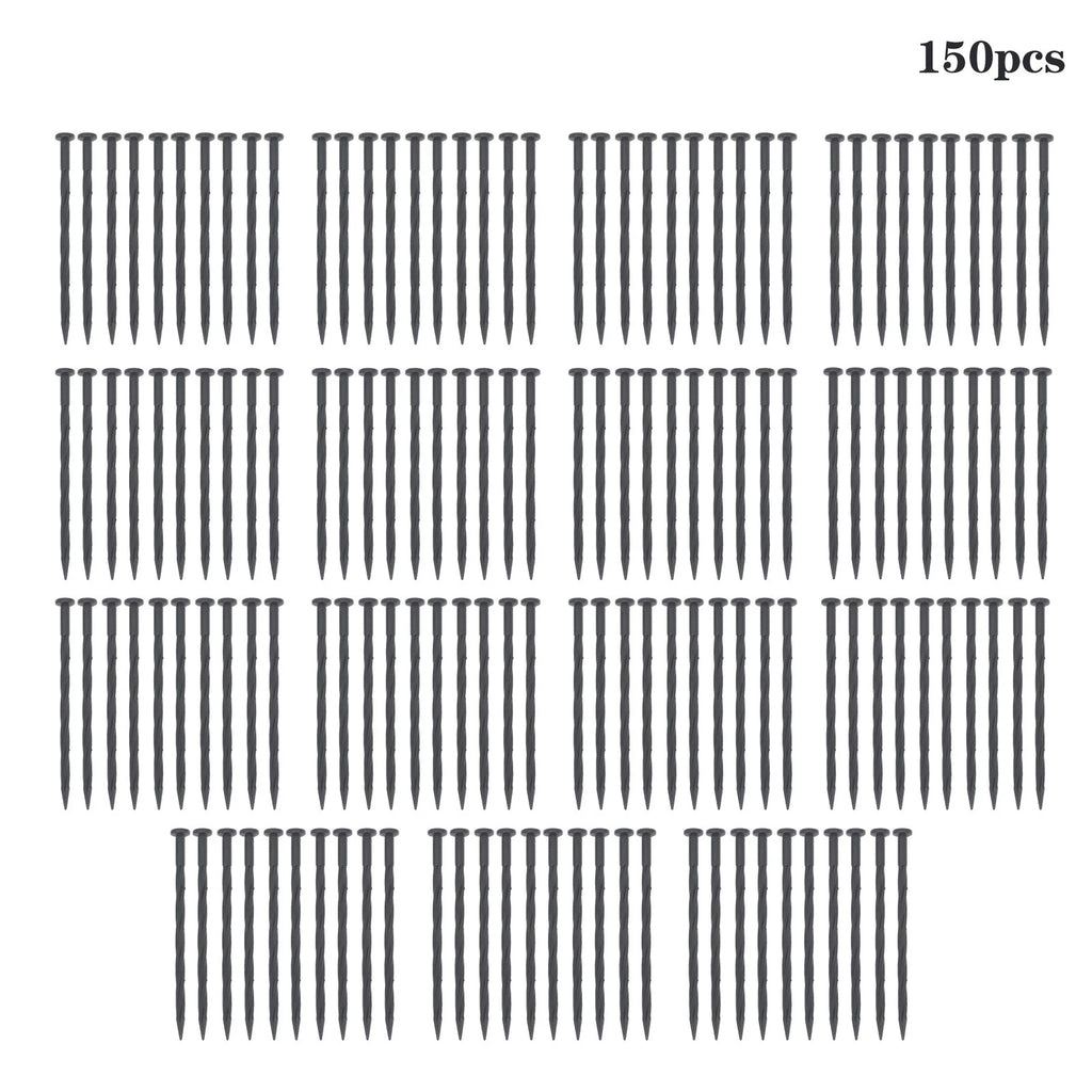 Set of 150 Plastic Garden Stakes for Lawn Edging