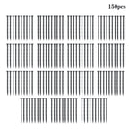 Set of 150 Plastic Garden Stakes for Lawn Edging