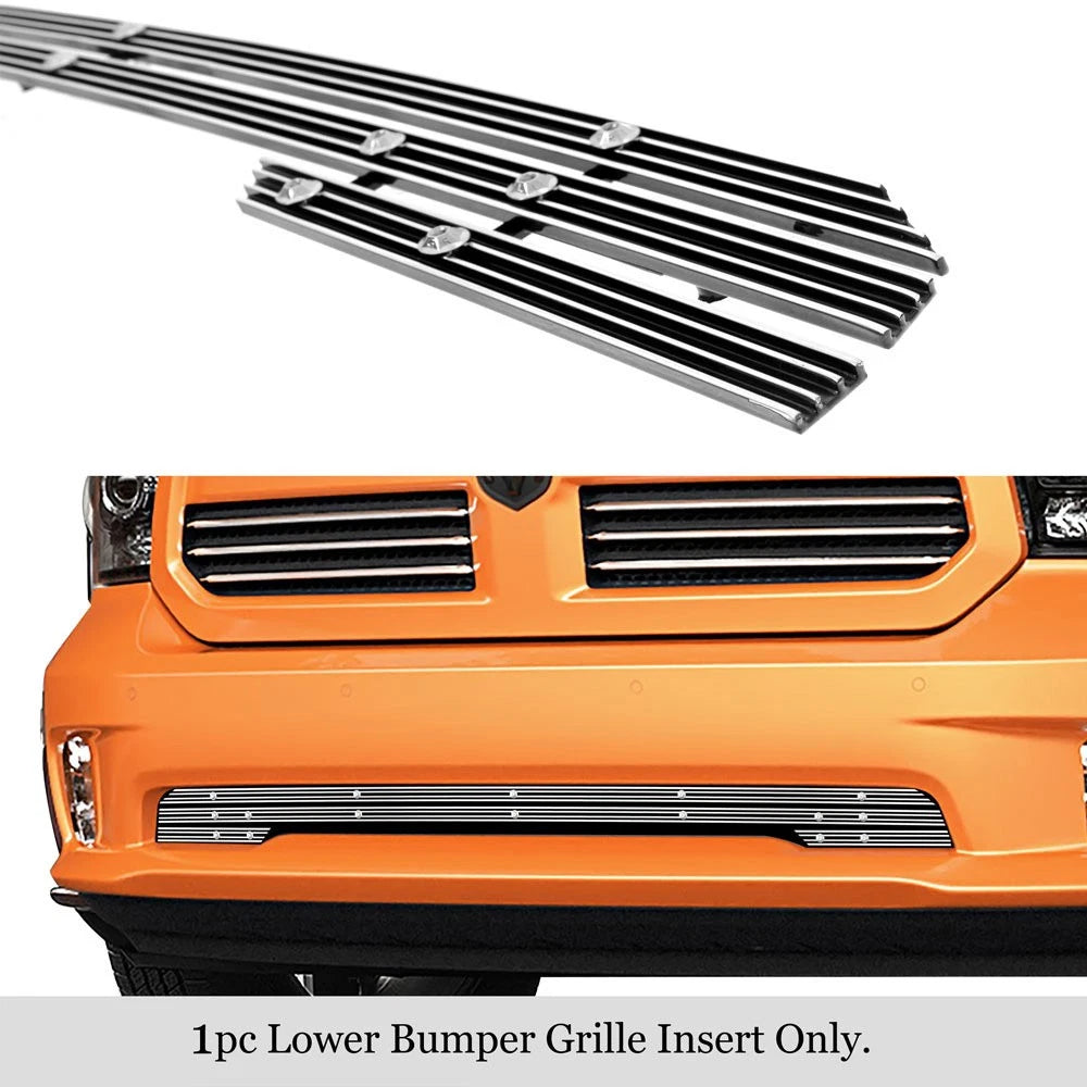 Chrome Wide Rivet Billet Grill for Ram 1500 Express/Sport (2013-2018)