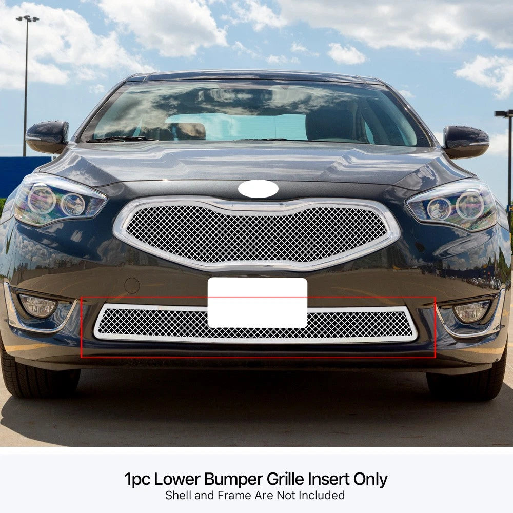 Stainless Steel Chrome Mesh Grille Insert for Kia Cadenza (2014-2016)