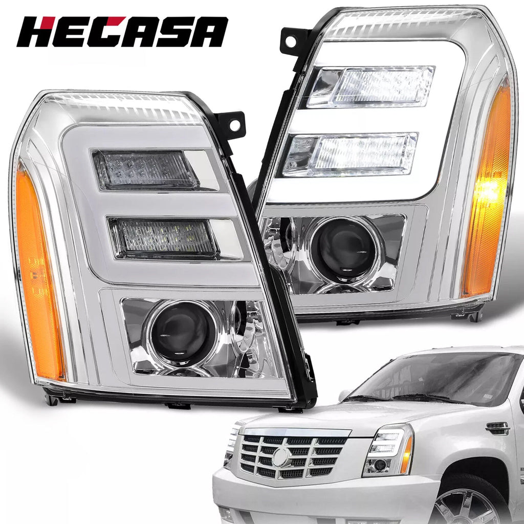 HID Xenon LED Projector Headlights for Cadillac Escalade ESV (2007–2014)