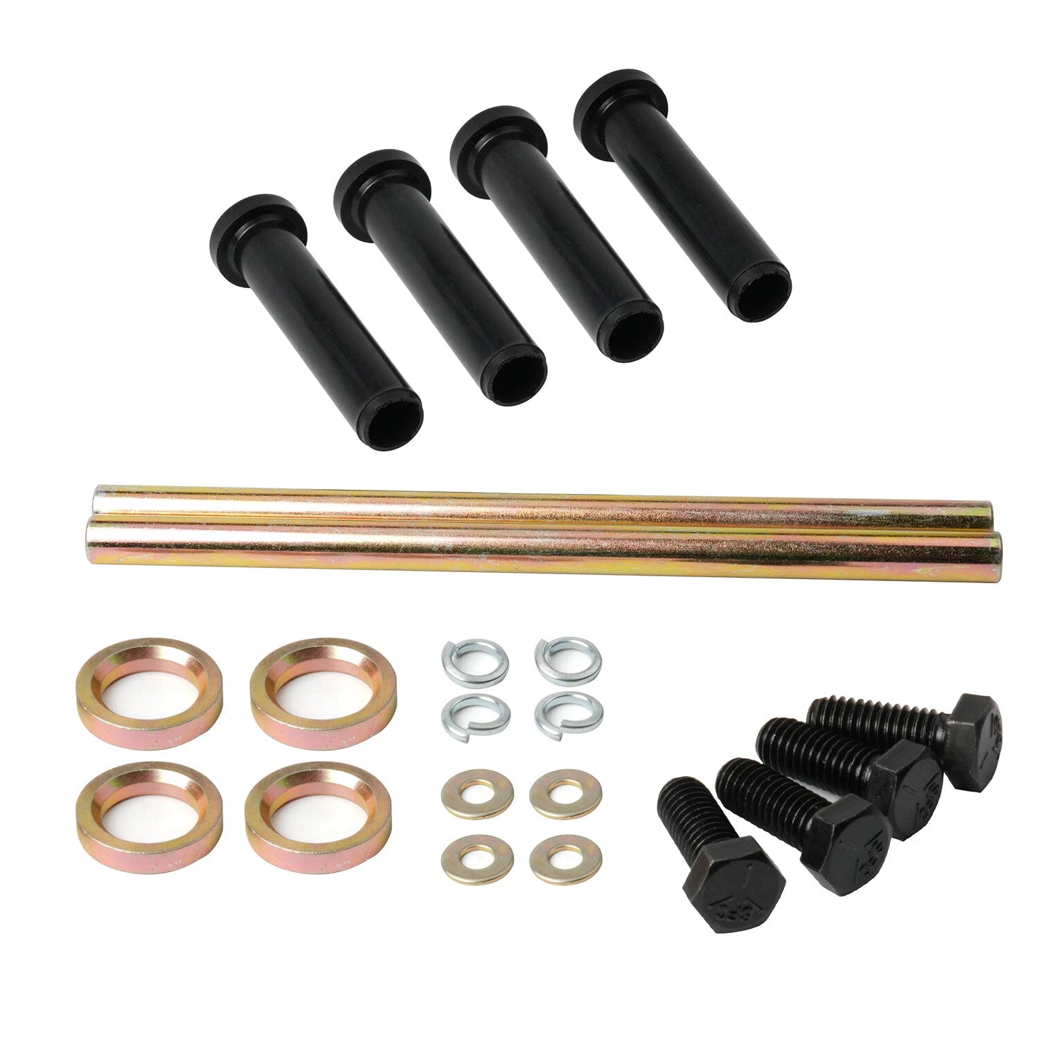 2X Front Lower A-Arm Bushing & Shaft Kit for Polaris Scrambler 500 (1997–2012)